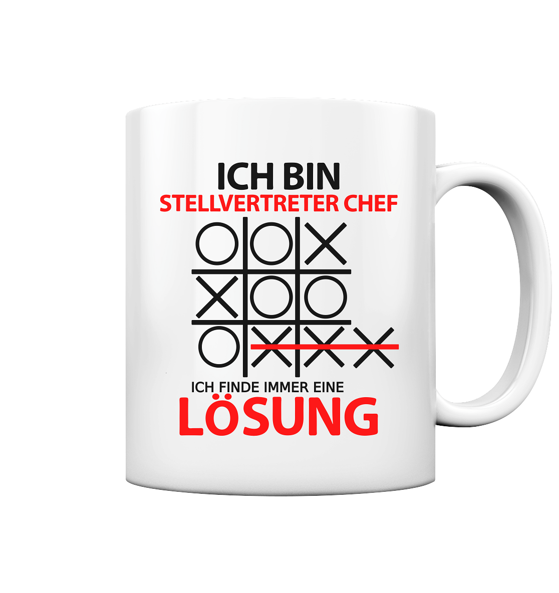 Stellvertreter Chef Stellvertretung Lustiges Geschenk - Sprüche Tasse Ich bin