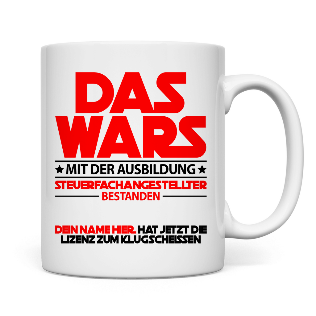 Steuerfachangestellte Prüfung bestanden | Tasse