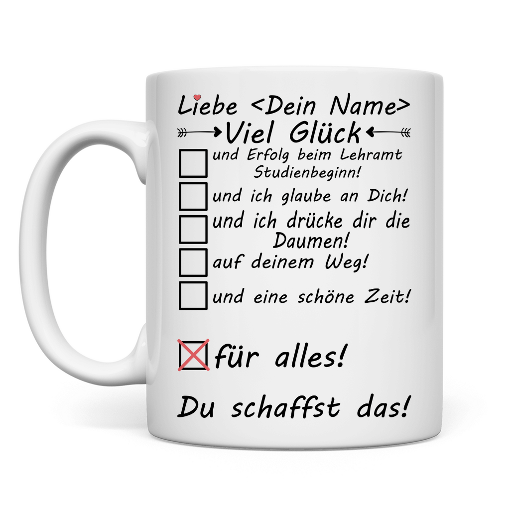 Studienbeginn Lehramt | Glückwünsche Geschenk