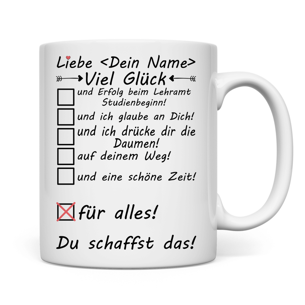 Studienbeginn Lehramt | Glückwünsche Geschenk