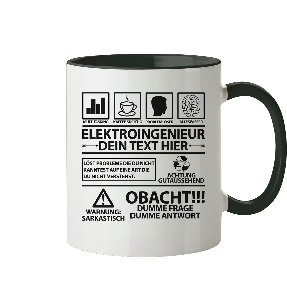 Elektroingenieur Geschenk Lustige Tasse Personalisiert