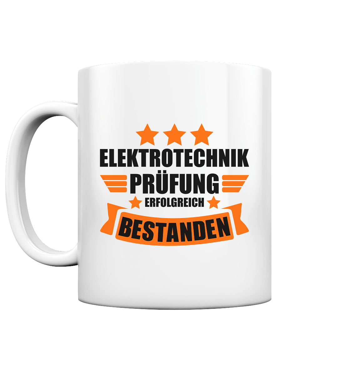 Elektrotechnik Master Geschenk - Abschluss Prüfung bestanden Tasse 