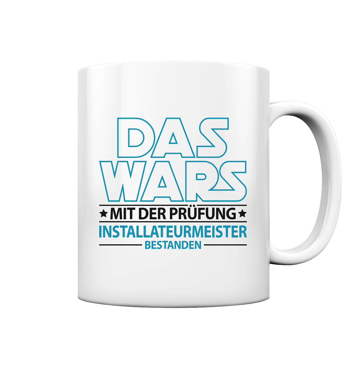 Tasse Installateur Meisterprüfung Installateurmeister bestanden