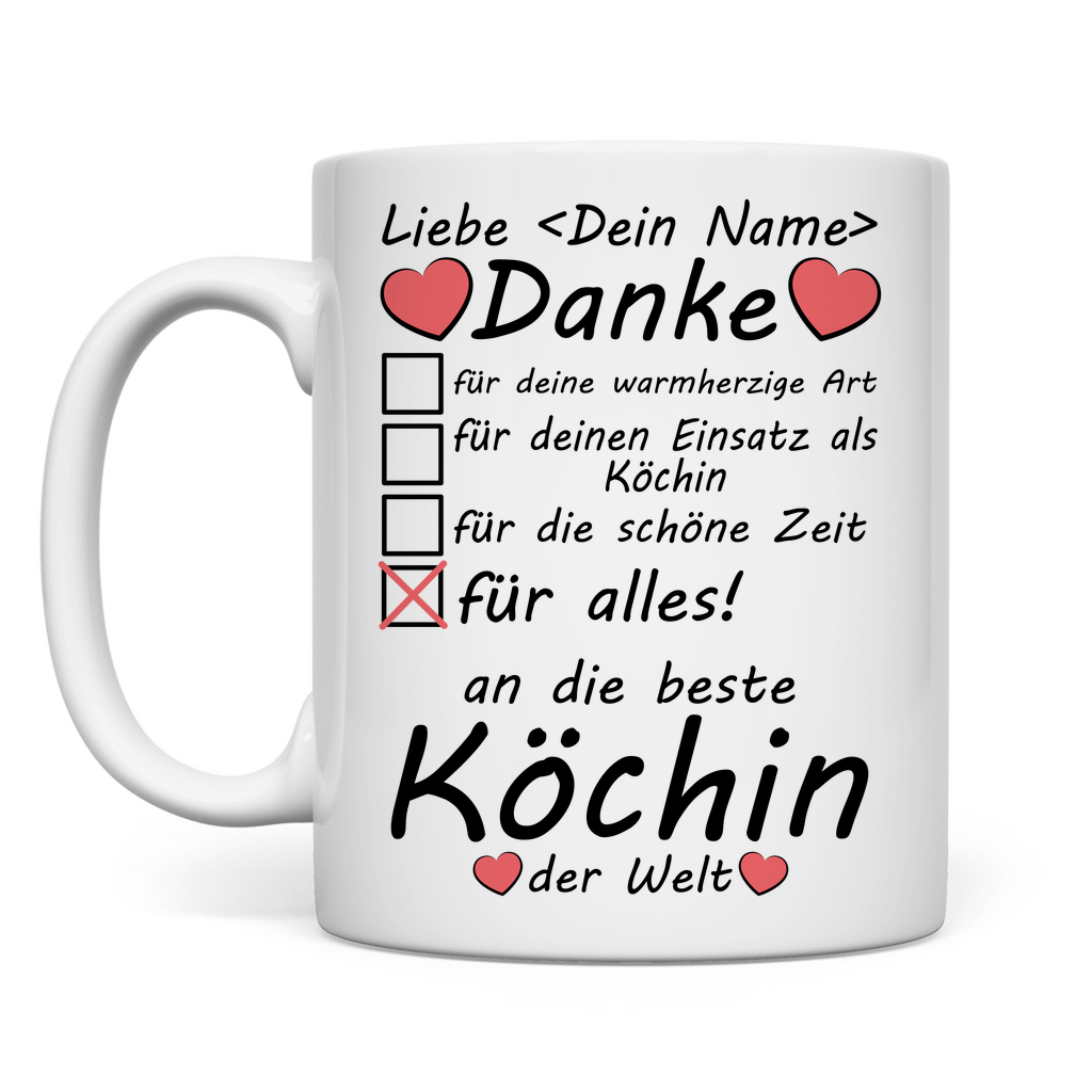 Bester Koch Tasse | Dankeschön Geschenk