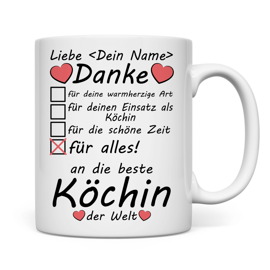 Bester Koch Tasse | Dankeschön Geschenk