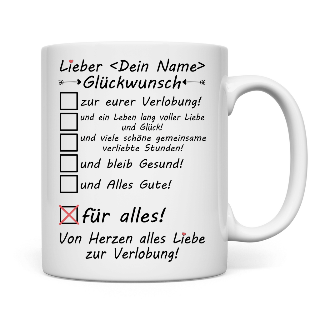 Verlobung | Herzlichen Glückwunsch | Geschenk