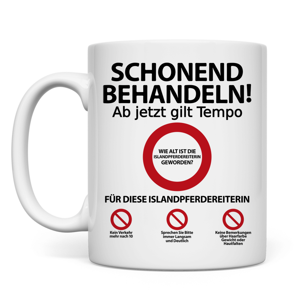 Tasse - Islandpferd Besitzerin Geburtstag - Islandpferdereiterin Geburtstagsgeschenk - Personalisiert