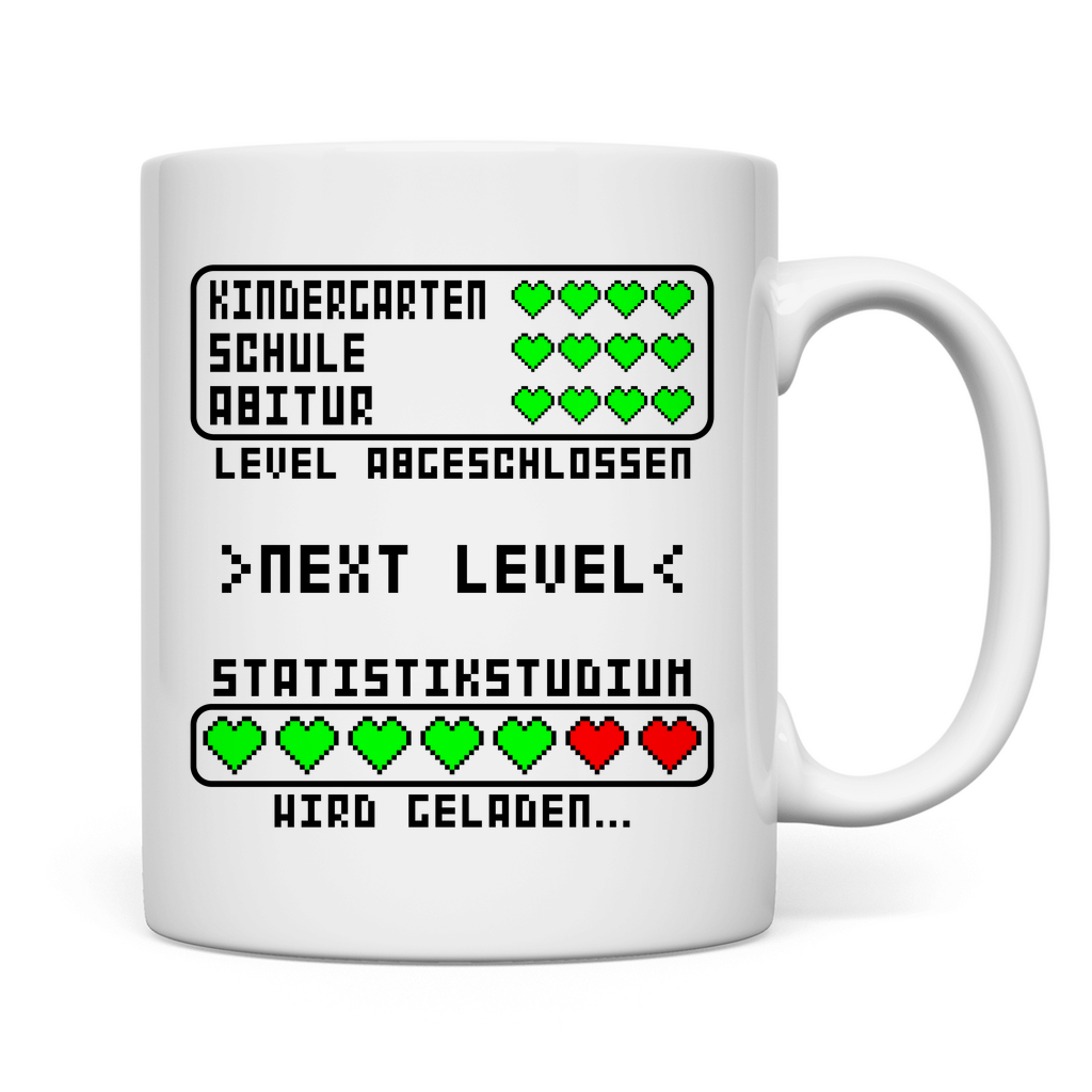 Tasse - Statistik Studium Beginn bestanden - Tasse - Geschenk für Statistiker