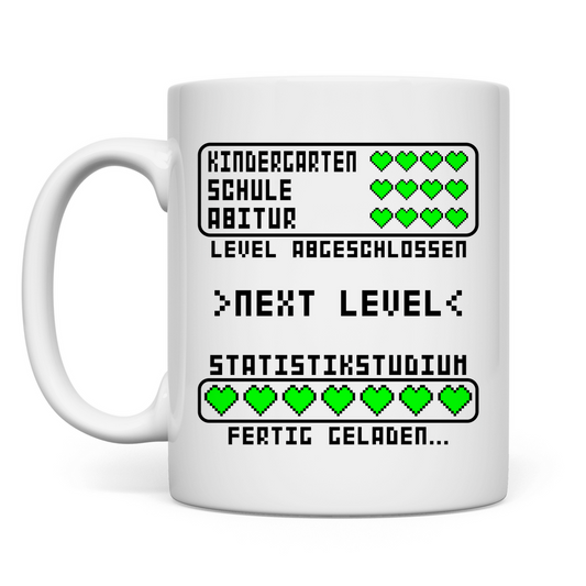 Tasse - Statistik Studium Beginn bestanden - Tasse - Geschenk für Statistiker
