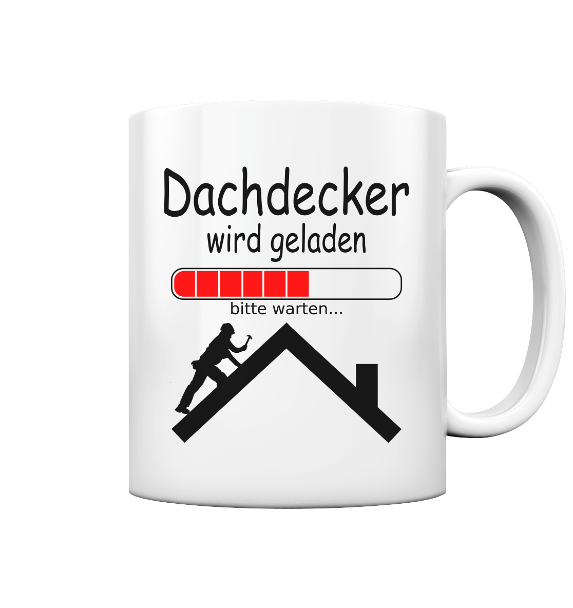 Tasse Dachdecker vor Beginn der Ausbildung Geschenk mit lustigen Spruch