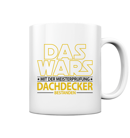Dachdecker Meisterprüfung bestanden Geschenk Herzlichen Glückwusch