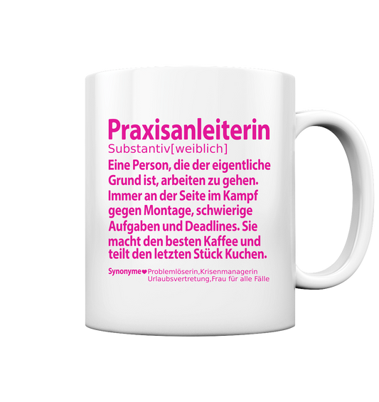 Danke Sagen an Praxisanleiterin Abschied Kollegin Tasse