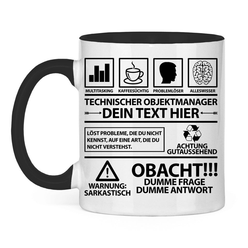 Personalisierte Keramiktasse fuer Technischer Objektmanager mit Namen als Dankeschoen Abschiedsgeschenk zum Abschied Anerkennung Wertschaetzung Facility Management Gebaeudeverwaltung besondere Anlaesse
Bild 2: