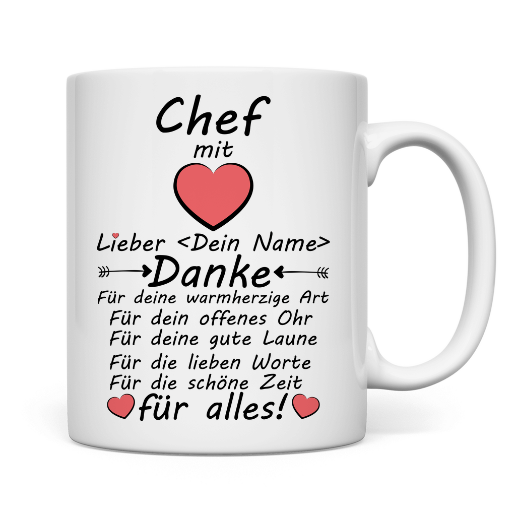 Chefin Abschiedsgeschenk | zum Jobwechsel – Tassenprint24