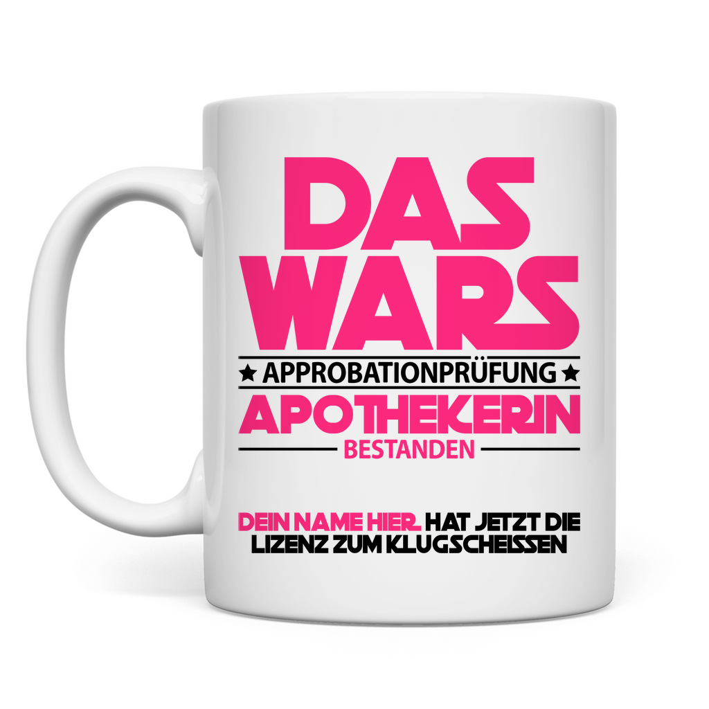 Apotheker Geschenk zur Approbation | Tasse