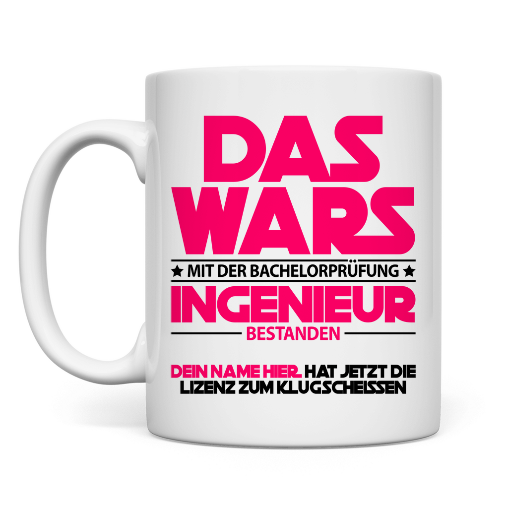 Ingenieur Bachelor bestanden | Geschenk | Tasse