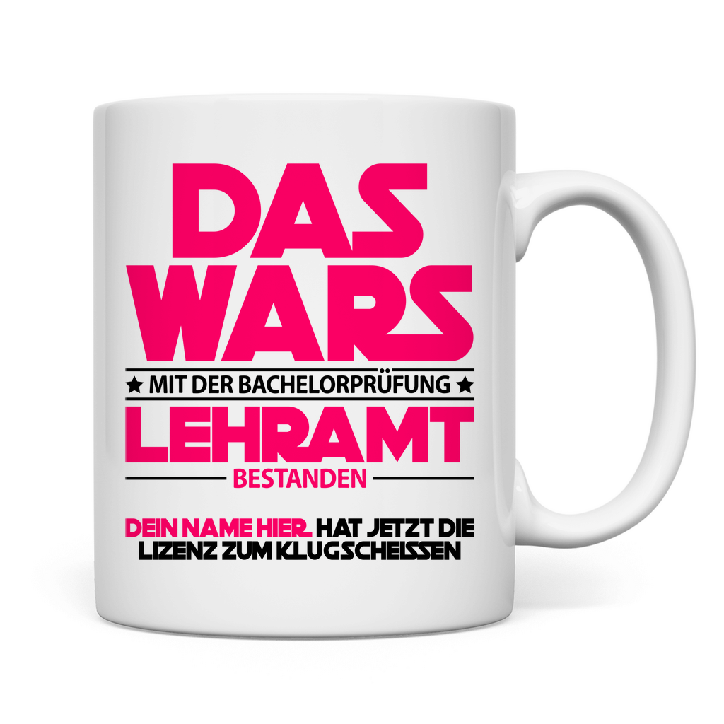 Lehramt Lehrer Bachelor abgeschlossen | Geschenk
