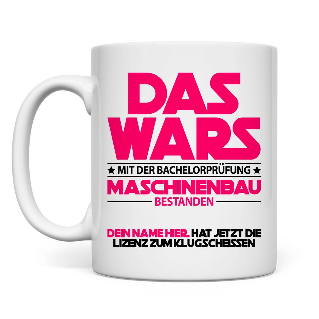 Maschinenbau Bachelor | Geschenk zum Abschluss
