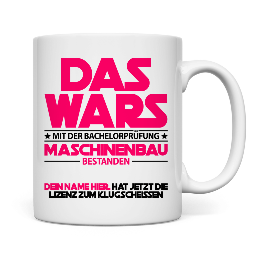 Maschinenbau Bachelor | Geschenk zum Abschluss