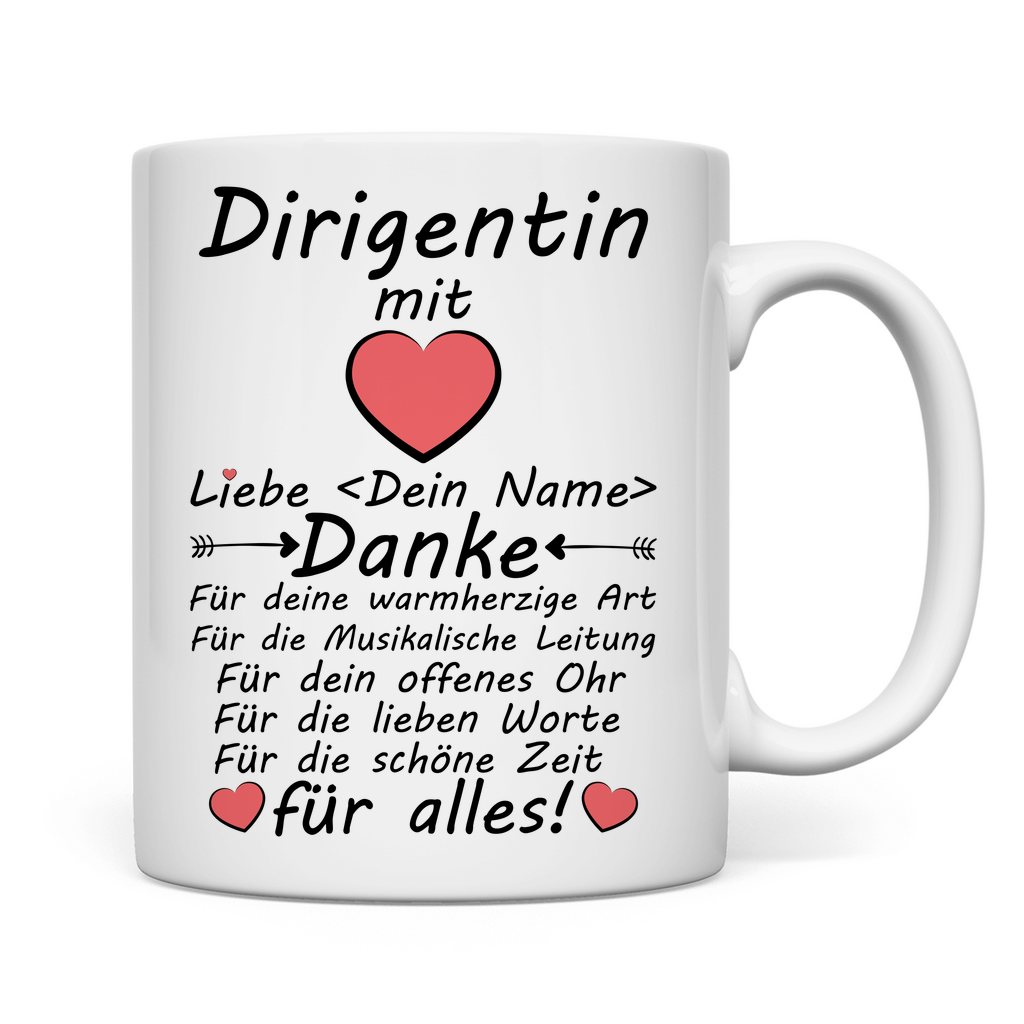 Dirigent Danke Tasse | Chor | Geschenk