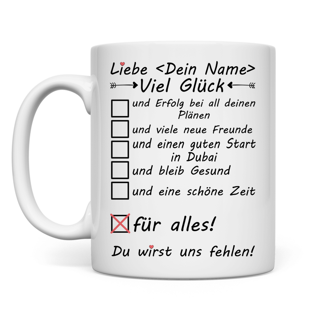 Dubai Auswanderer | Geschenk | Abschied sagen