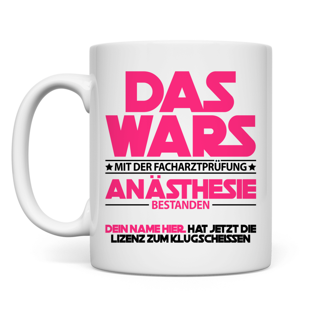 Anästhesie Facharztprüfung | Bestanden | Geschenk