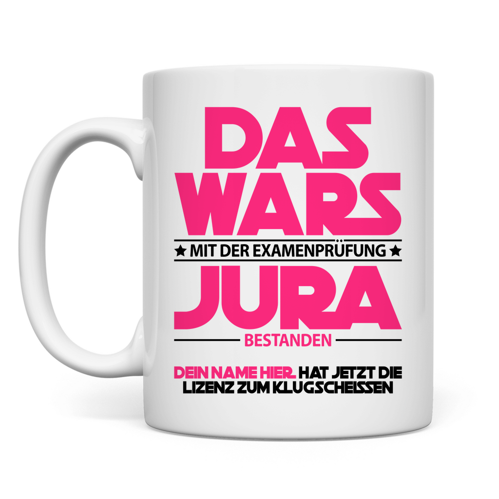 Jura Examen bestanden | Tasse | Geschenk