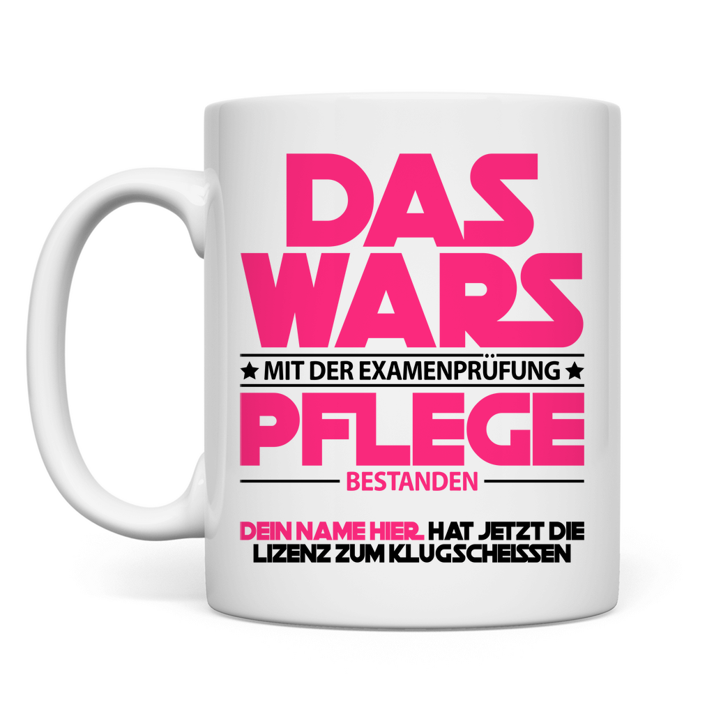 Pflege Examen Bestanden | Tasse | Geschenk