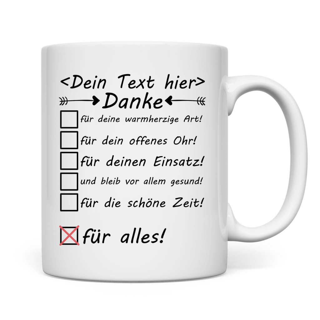 Teamkoordinator Tasse - Detailansicht - Spülmaschinenfeste Premium Keramik Mug 330ml mit hochwertigem Druck