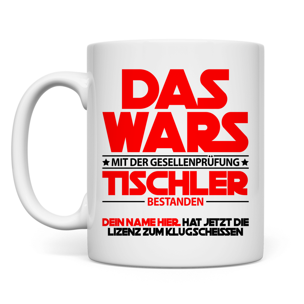 Tischler Gesellenprüfung bestanden | Geschenk