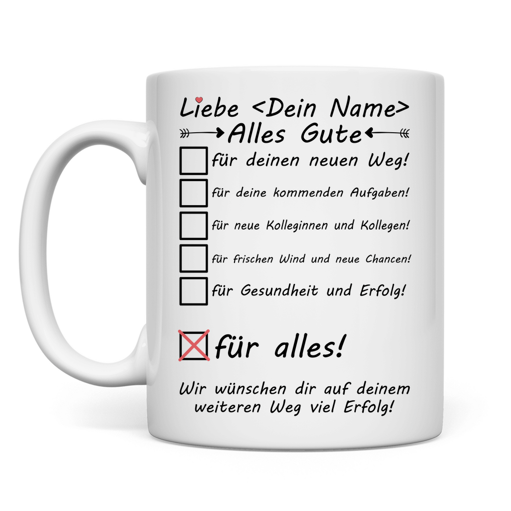 Unbeliebte Kollegin - Tasse zum Abschied - Abschiedsgeschenk