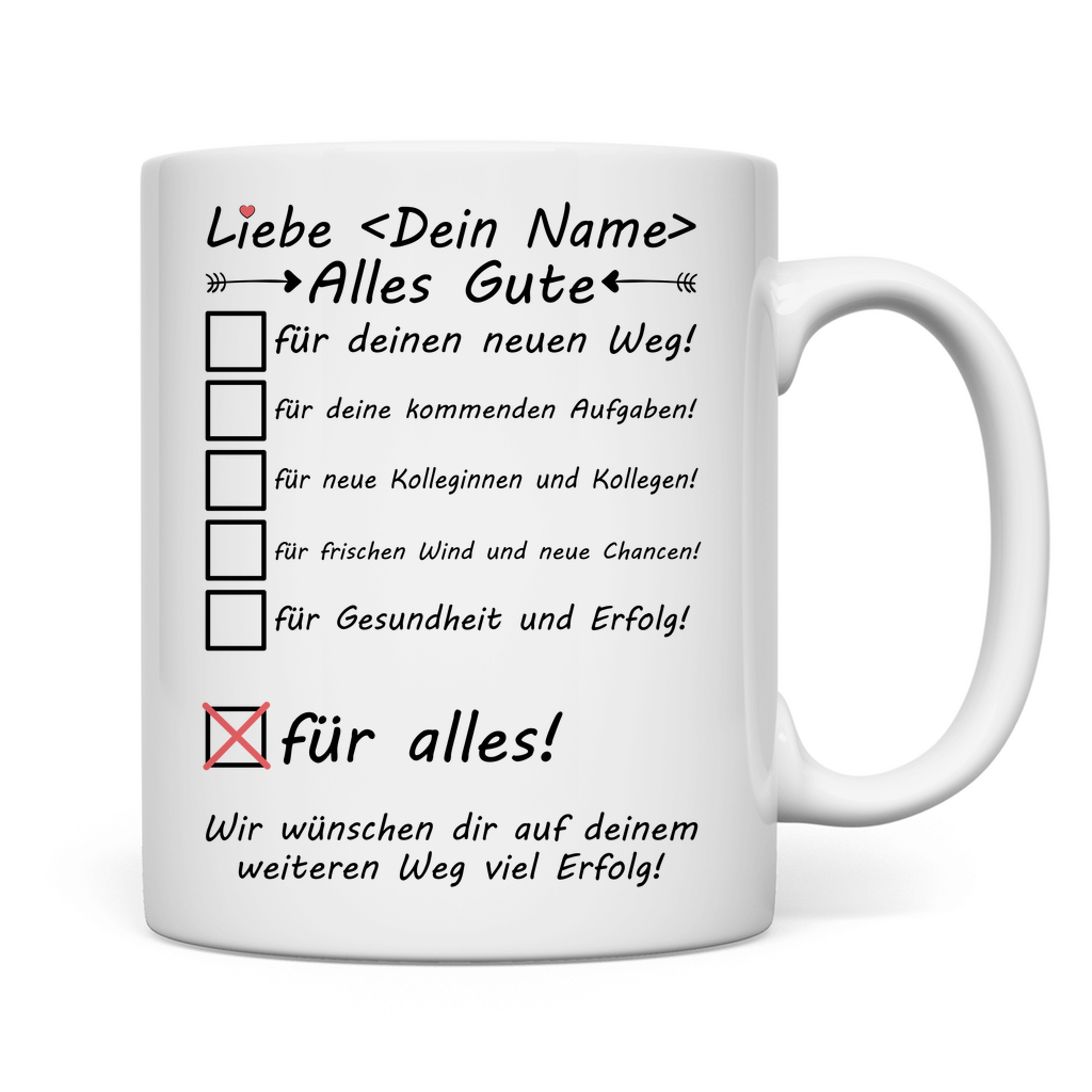 Unbeliebte Kollegin - Tasse zum Abschied - Abschiedsgeschenk