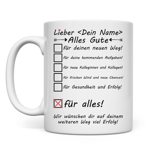 Unbeliebter Kollege - Tasse zur Verabschiedung - Abschiedsgeschenk