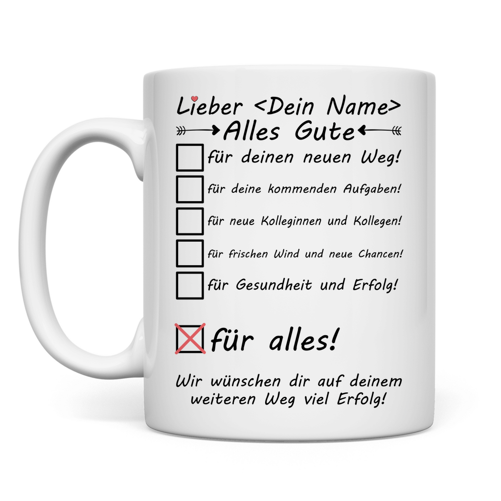 Unbeliebter Kollege - Tasse zur Verabschiedung - Abschiedsgeschenk