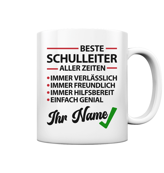 Verabschiedung Schulleiter Geschenk - Personalisierte Tasse - 21,99€