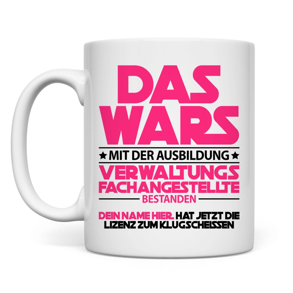 Verwaltungsfachangestellte bestandene Prüfung | Geschenk