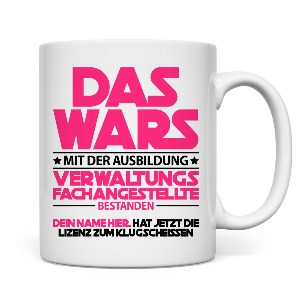 Verwaltungsfachangestellte bestandene Prüfung | Geschenk