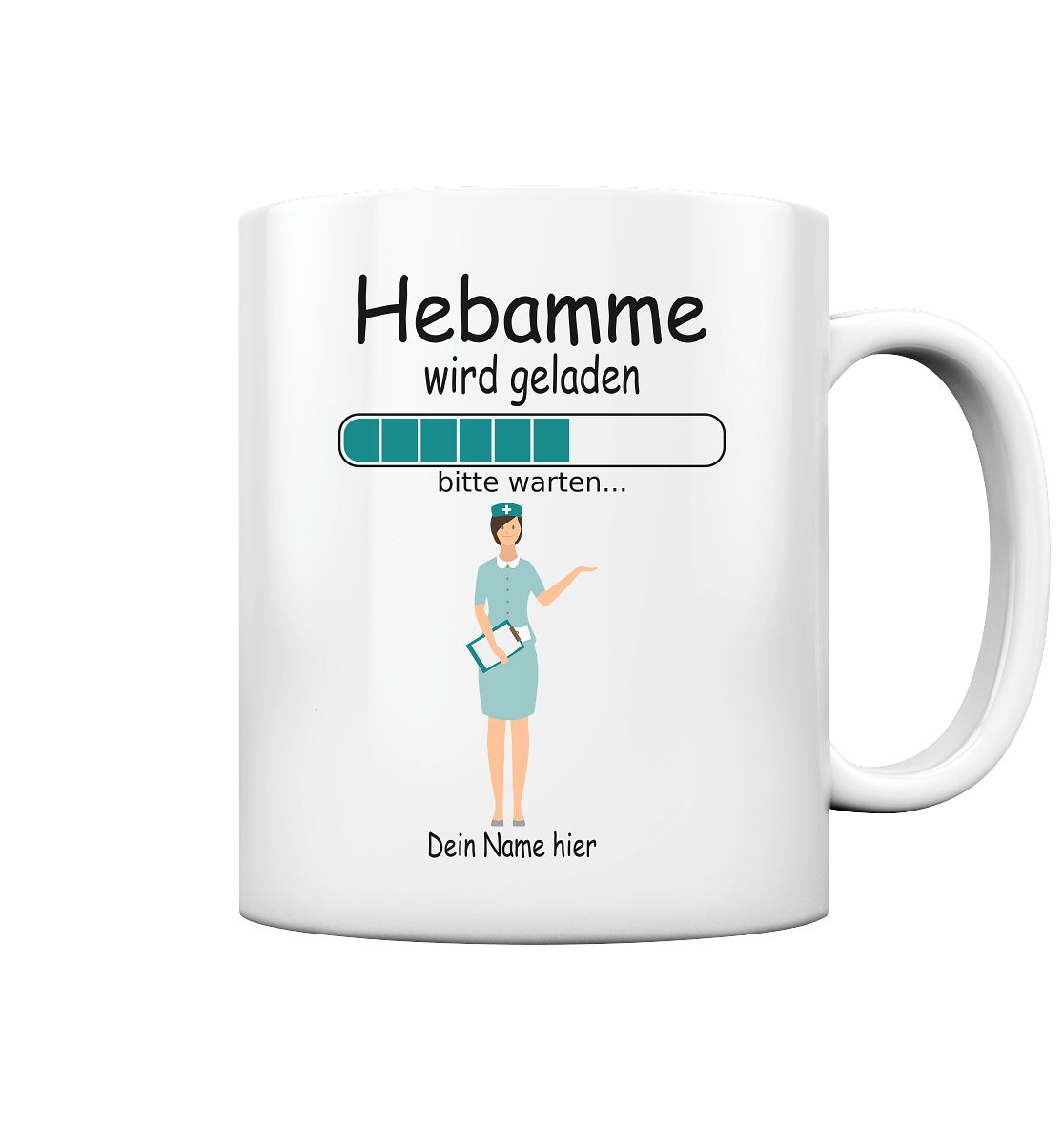 Werdende Hebamme Geschenk Tasse
