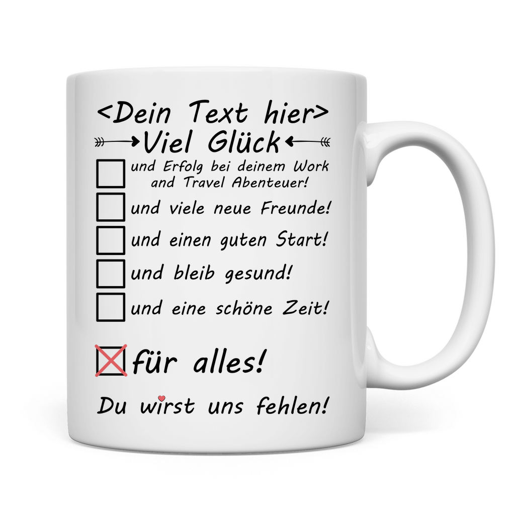 Work and Travel Abschiedsgeschenk | Freund
