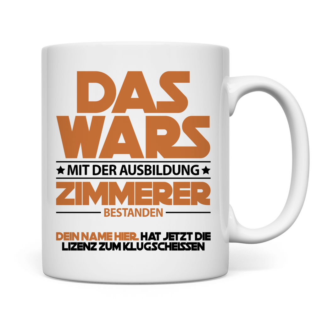 Zimmerer bestandene Prüfung | Geschenk