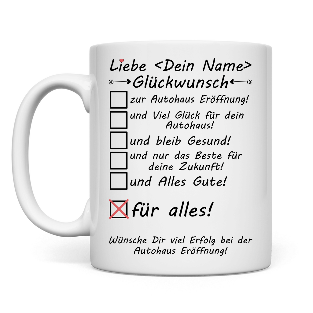 Zur Eröffnung eines Autohaus | Geschenk