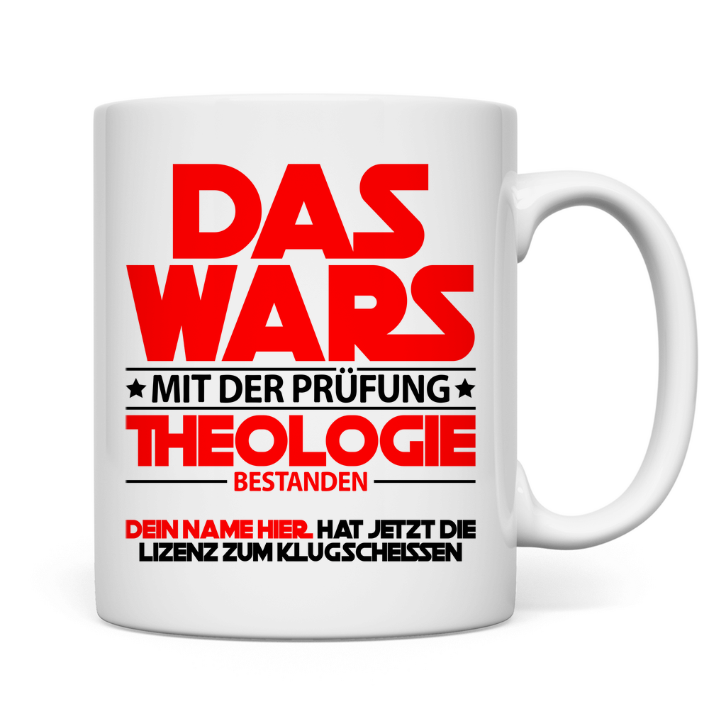 Theologie Studium bestanden | Theologen | Tasse 2
