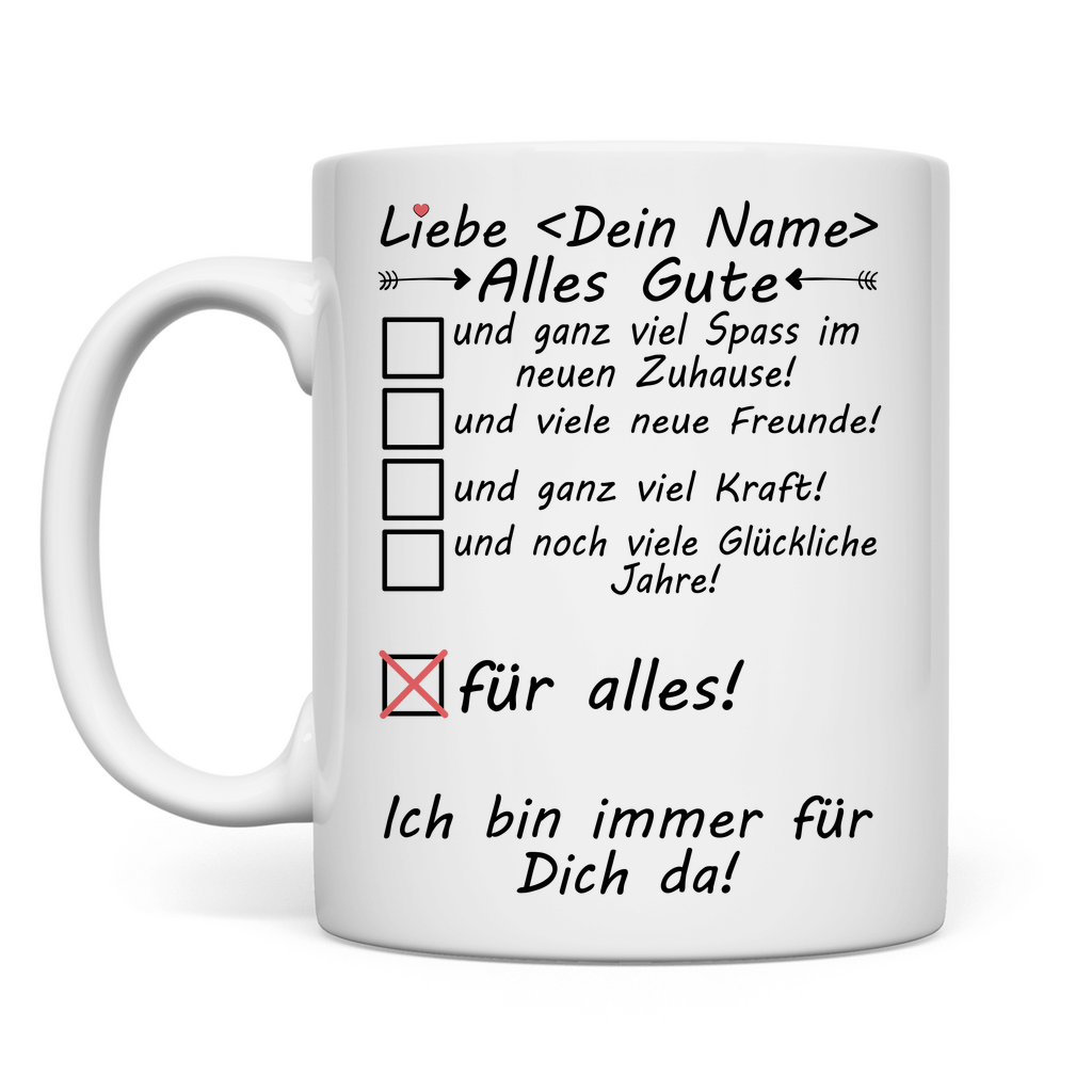Oma im Heim Pflegeheim | Geschenk mit Herz Tasse