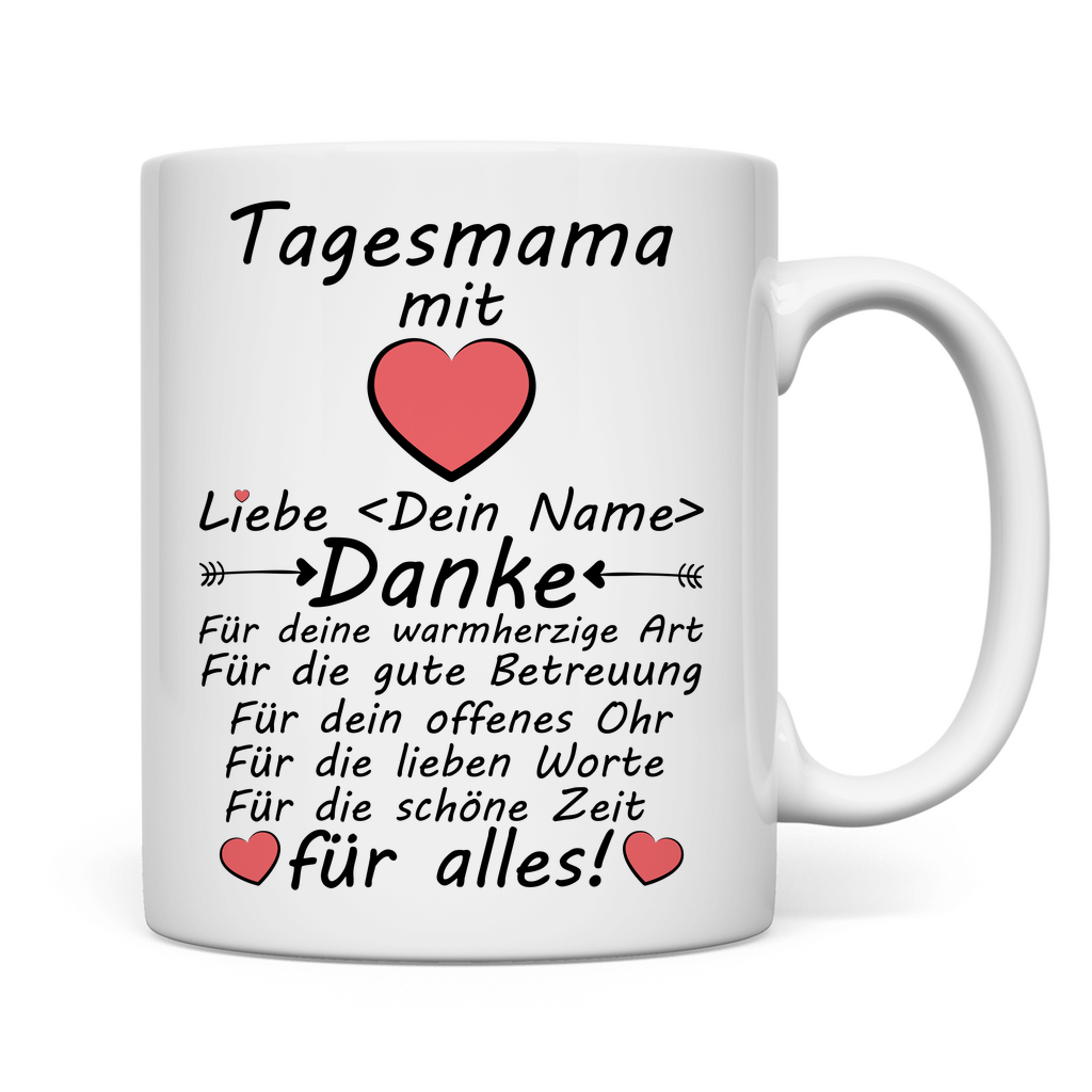 Danke Tagesmama | Abschiedsgeschenk mit herz