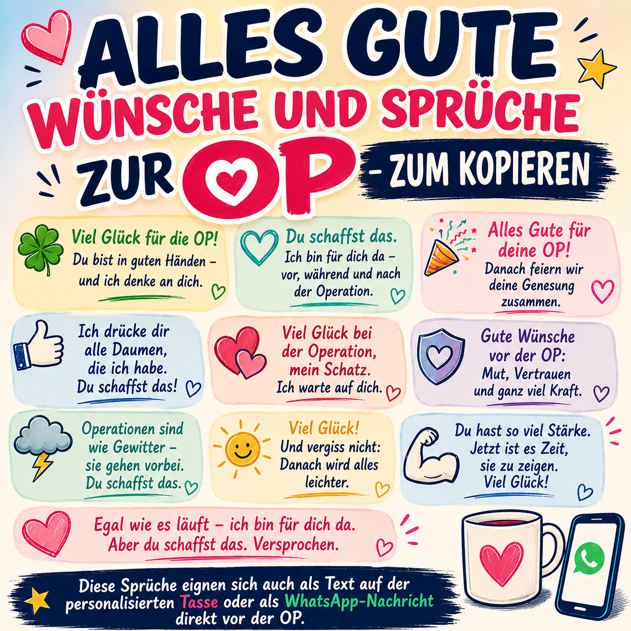 10x alles gute für die bevorstehende op wünschen sprüche per whatsapp oder karte