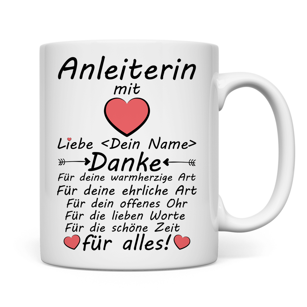 Beste Anleiterin | Kita Pflege Geschenk tasse 2