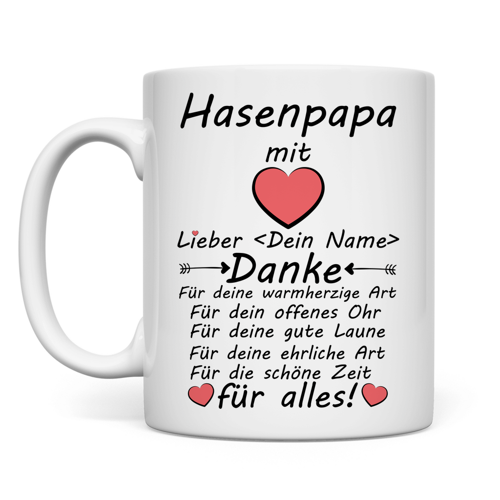 Bester Hasenpapa | Hasen Papa Geschenk Tasse