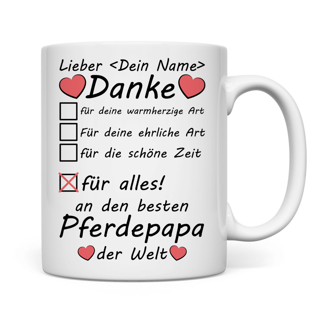 Bester Pferdepapa | Pferde Papa Tasse Geschenk 2