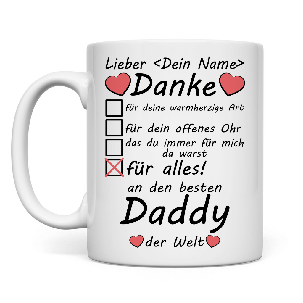 Bester Daddy Dad der Welt | Tasse  Geschenk