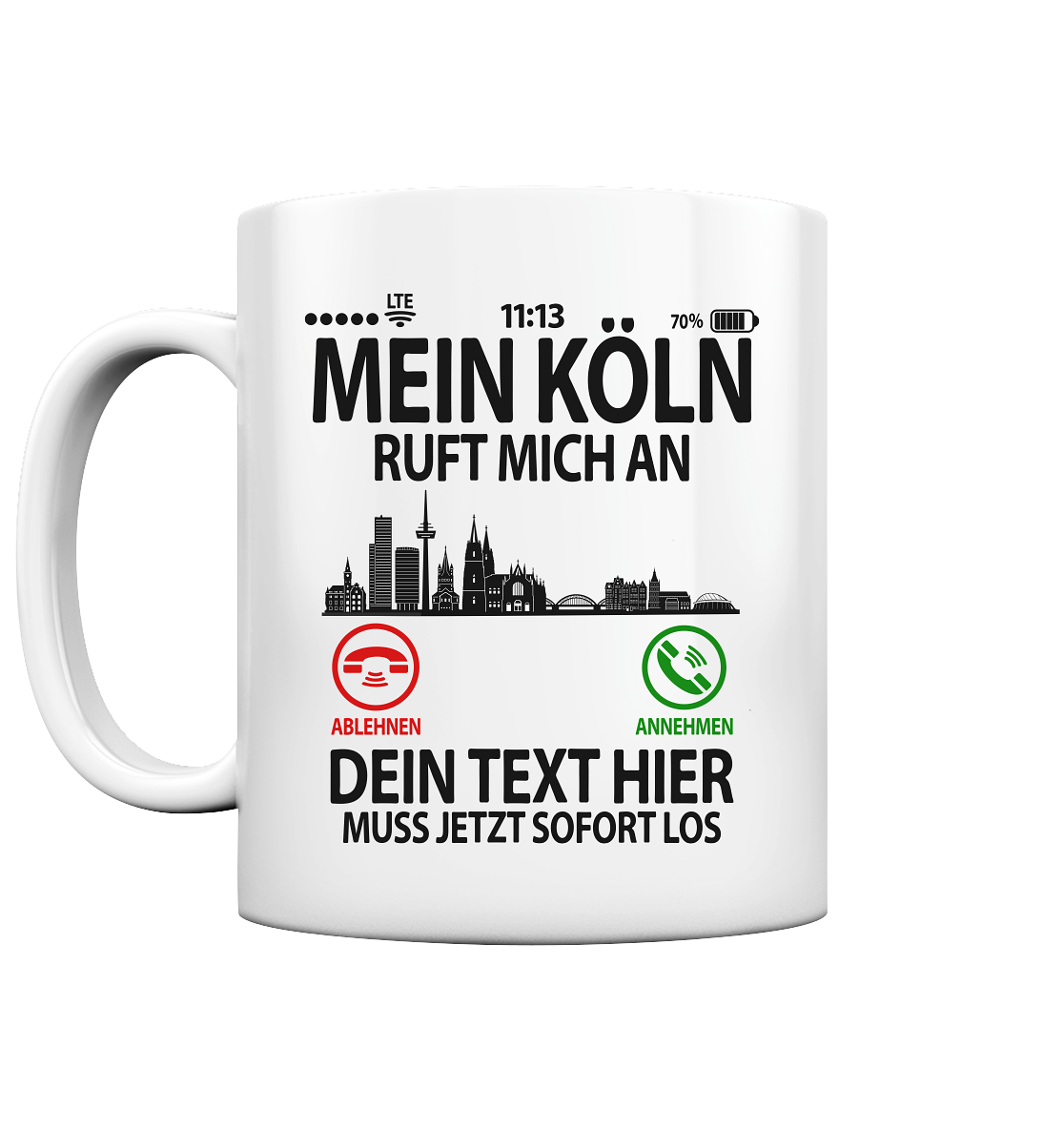 Neu Kölner | Geschenk | Lustige Tasse mit Namen 2